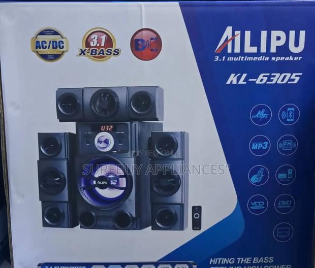 3.1ch Ailipu Homethearte Multimedia Speaker System Woofer Kl-6305