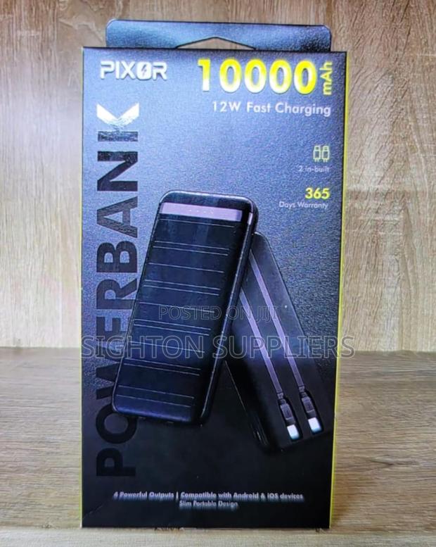 Pixor Power Bank 10000mah (12w)