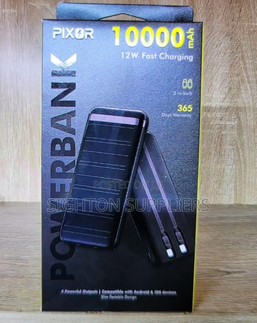 Pixor Power Bank 10000mah (12w)