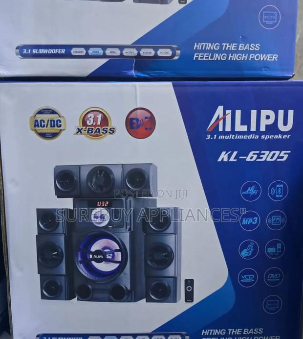 3.1ch Ailipu Homethearte Multimedia Speaker System Woofer Bass