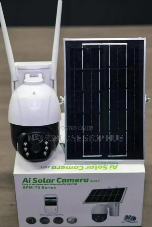 Model SPM-T0 Series, a 2-in-1 Solar-Powered Security - main view