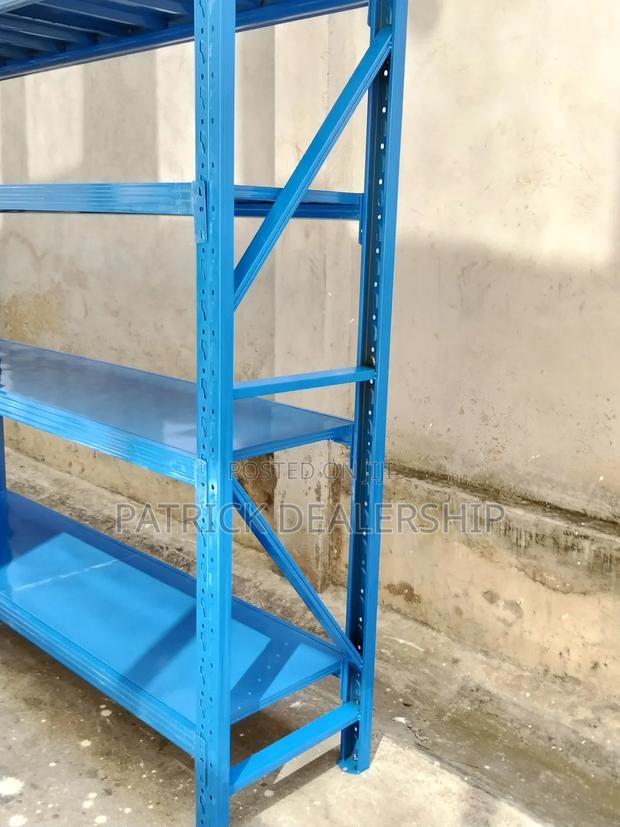 Blue Industrial Shelves - main view
