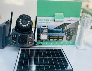 Camera Dual Lens Solar-Powered PTZ (Pan-Tilt-Zoom) Security Camera - thumbnail 2