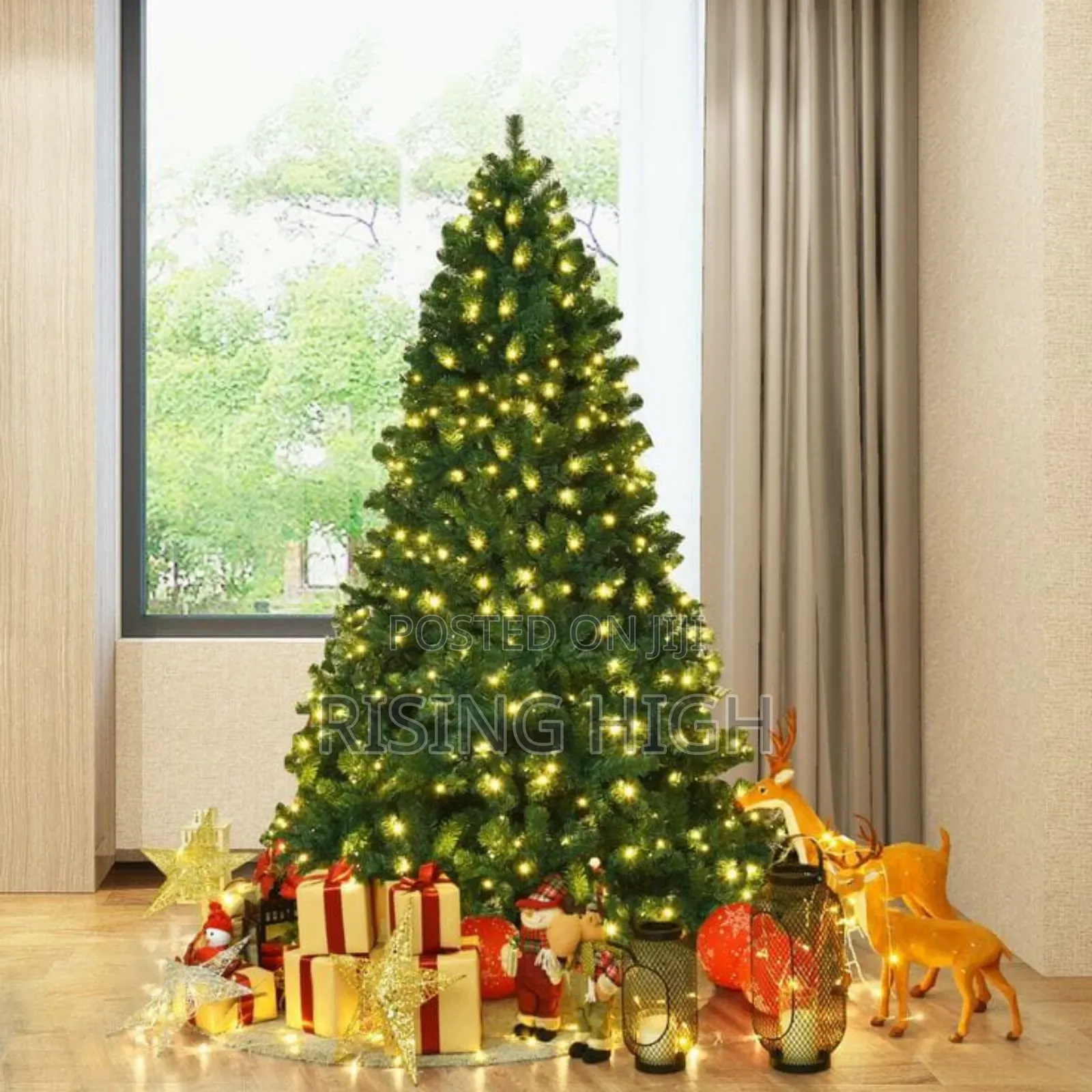 5ft Xmas Tree With Built-in Led Lighting 