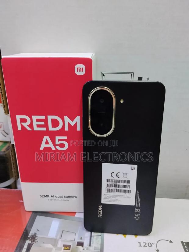New Xiaomi Redmi A5 4G 128 GB Black - thumbnail 3