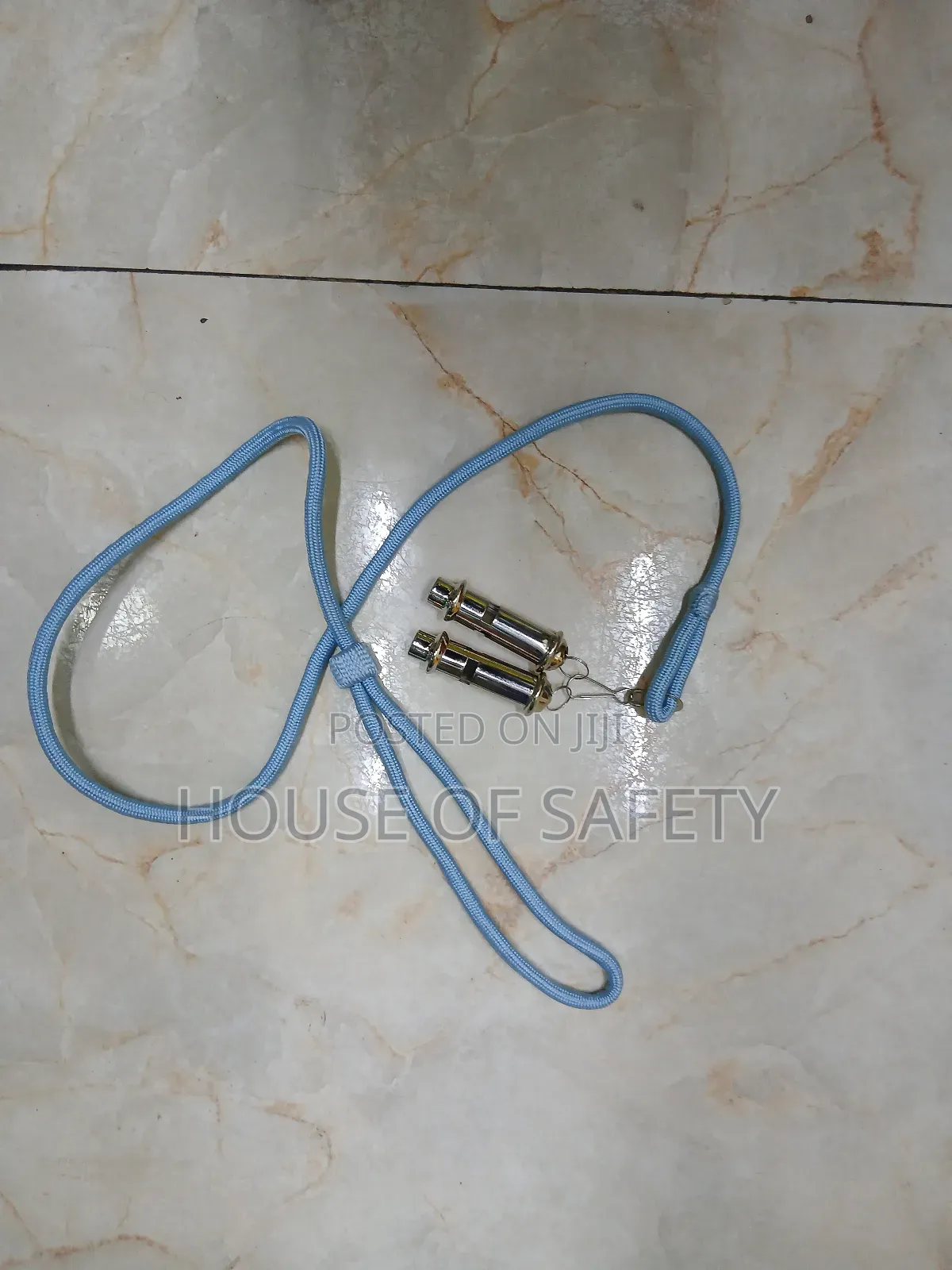 Royal Blue Lanyard and Whistle Both