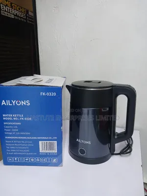Ailyons Fk-0320 1.8l Electric Kettle - 1500w Fast Boil, Black