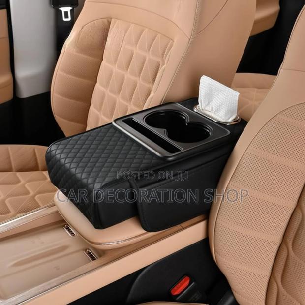 Multifunctional Armrest Heightening Pad Withsaviette,Cup,Phone Holders - main view