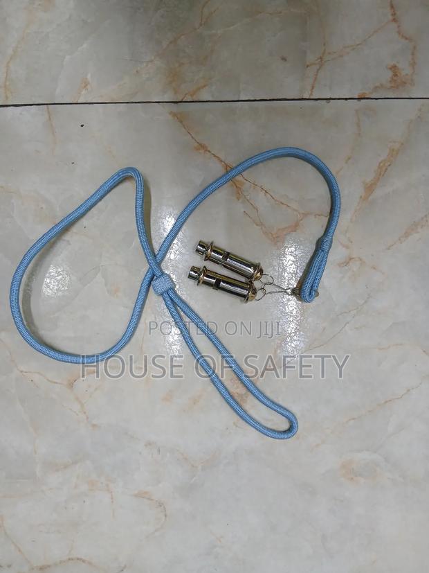 Both Whistle and Lanyard Polyester