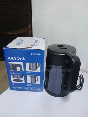 Ailyons Electric Jug Fk-0320 - Stainless Steel, Boil-Dry Protected