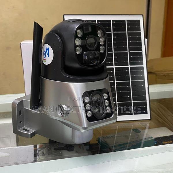 Dual Lens Solar 4g Outdoor PTZ Camera 10x Zoom