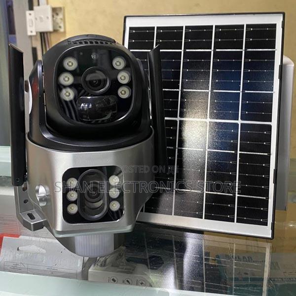 Dual Lens 4g Solar PTZ Camera -Two-Way Audio Communication