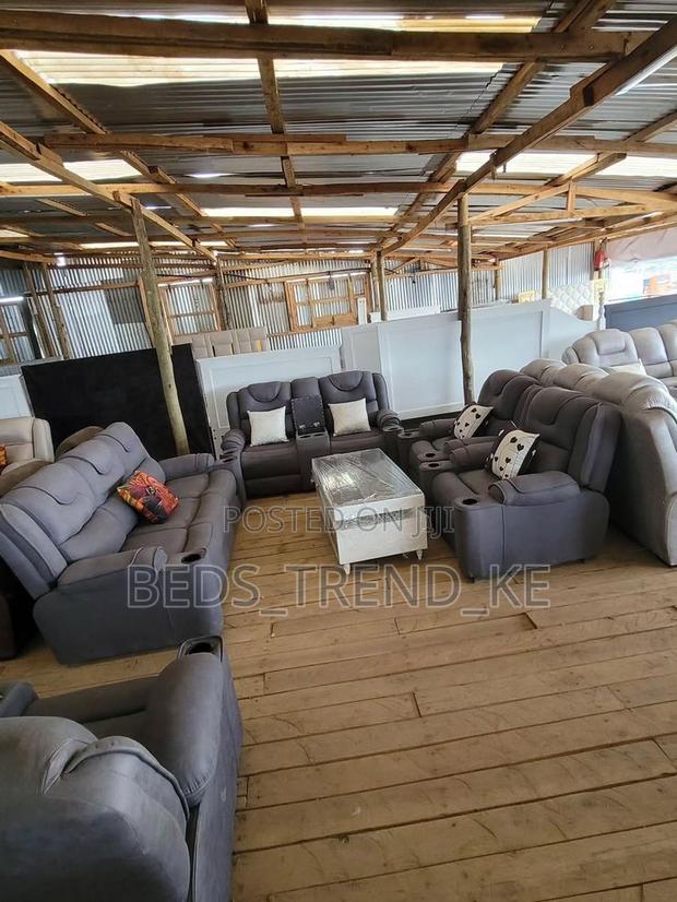 Tasty 7 Seater Semi Recliner Sofa 3,2,2 - main view