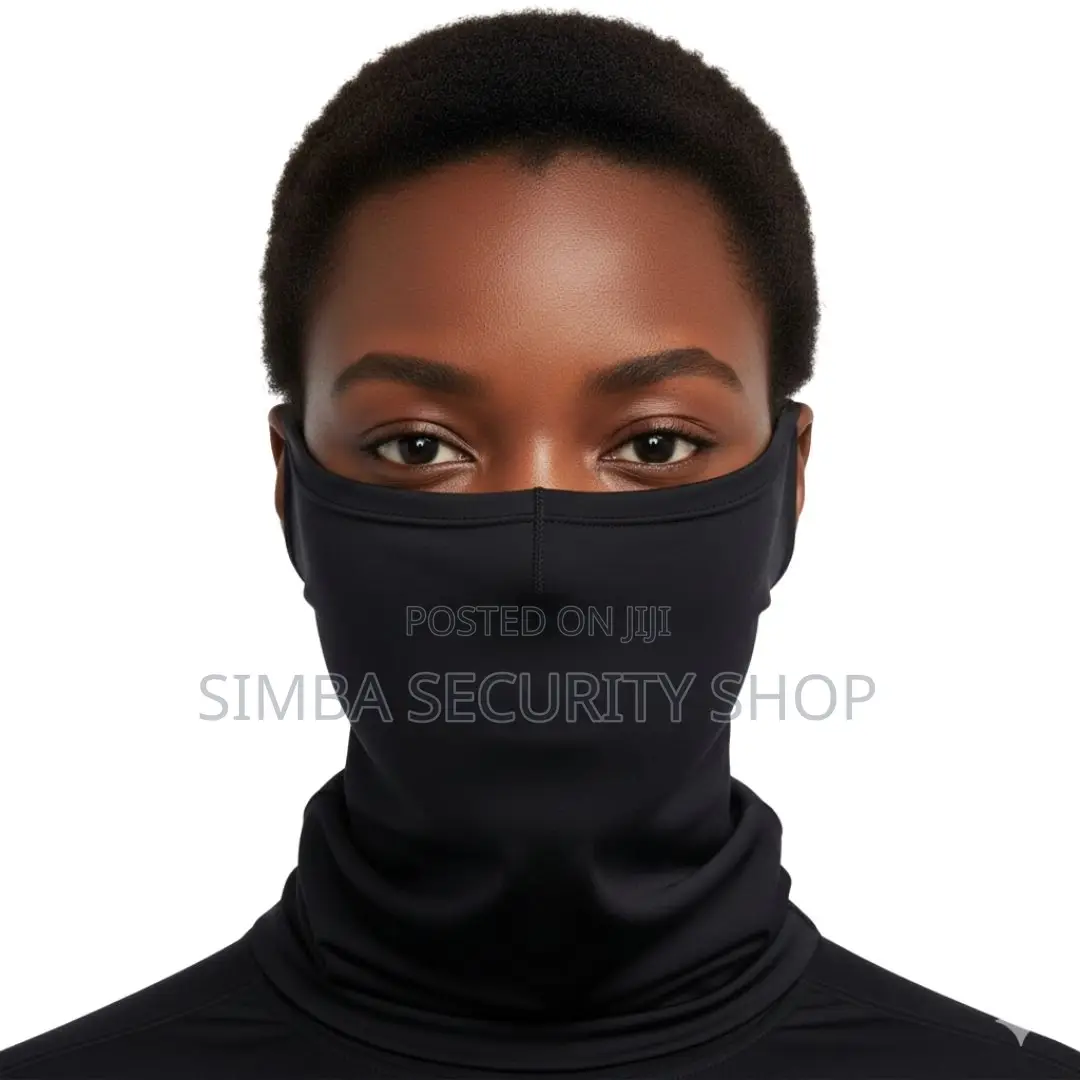 Half Mask Neck Gaiter With Ear Slits Slots Balaclava Hm2 Bandana Scarf