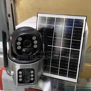 360° Coverage -Dual Lens 4g Solar PTZ Camera Cctv.