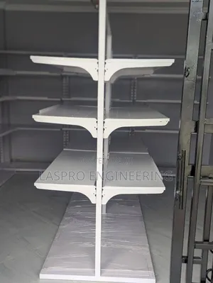 Double-Sided Supermarket Shelves