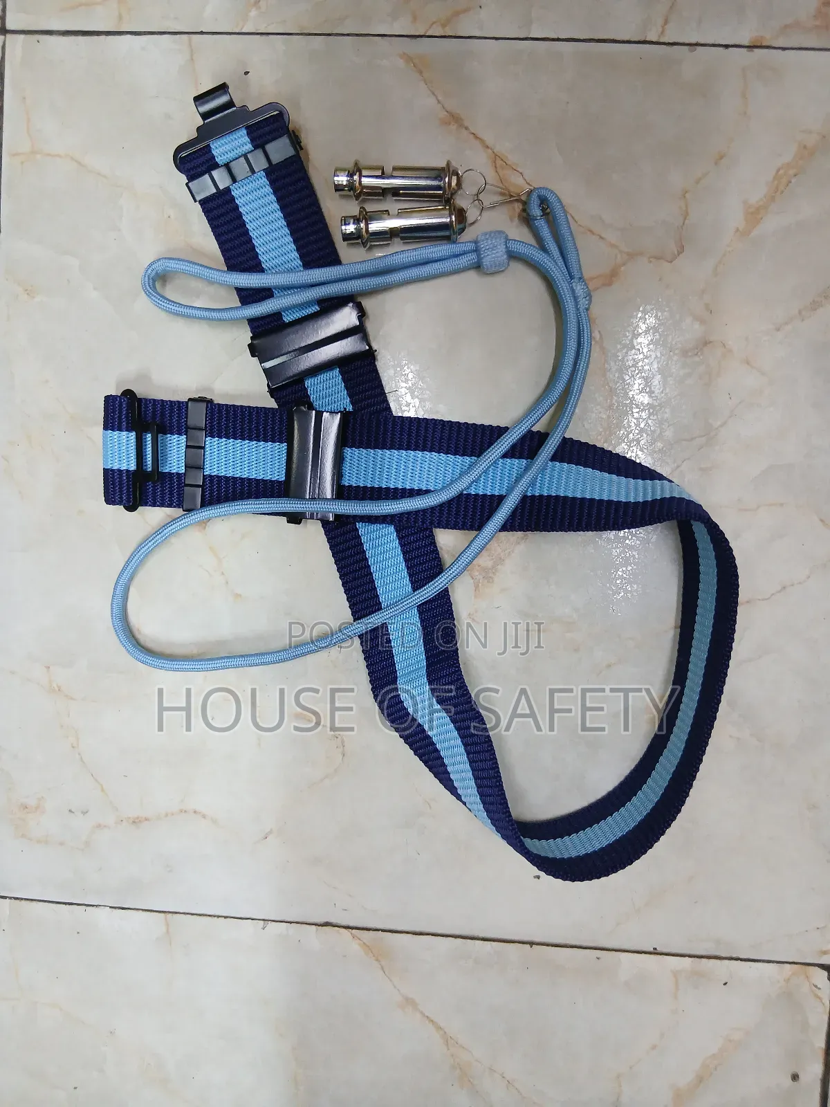 Dark Blue With a Sight Line Security Belt