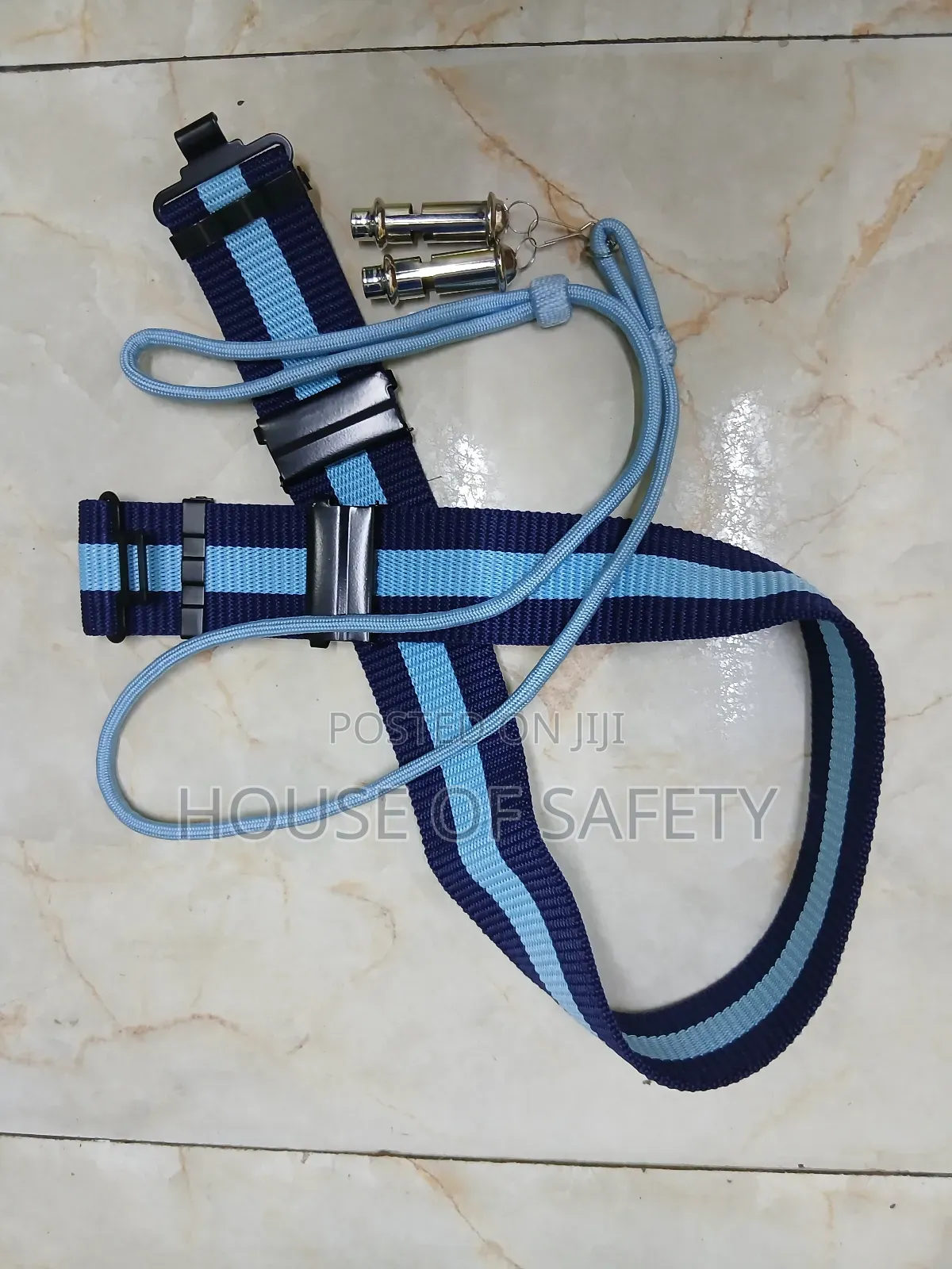Dark Blue With a Sight Line Security Belt