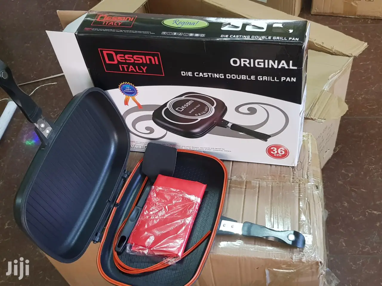 36cm Dessini Double Sided Grill Pan Made In Italy