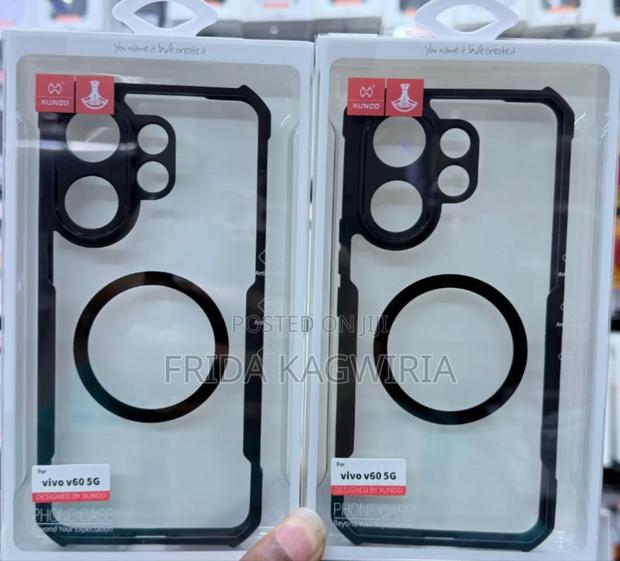 Oppo Reno 14f Xundd Shockproof Clear Back Cover With Magnetic