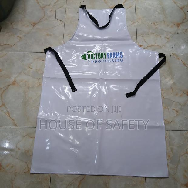 Non Absorbent White Aprons - thumbnail 3