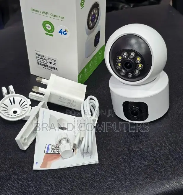 4g New 4mp Dual Lens Smart Home Indoor Wireless Security Camera