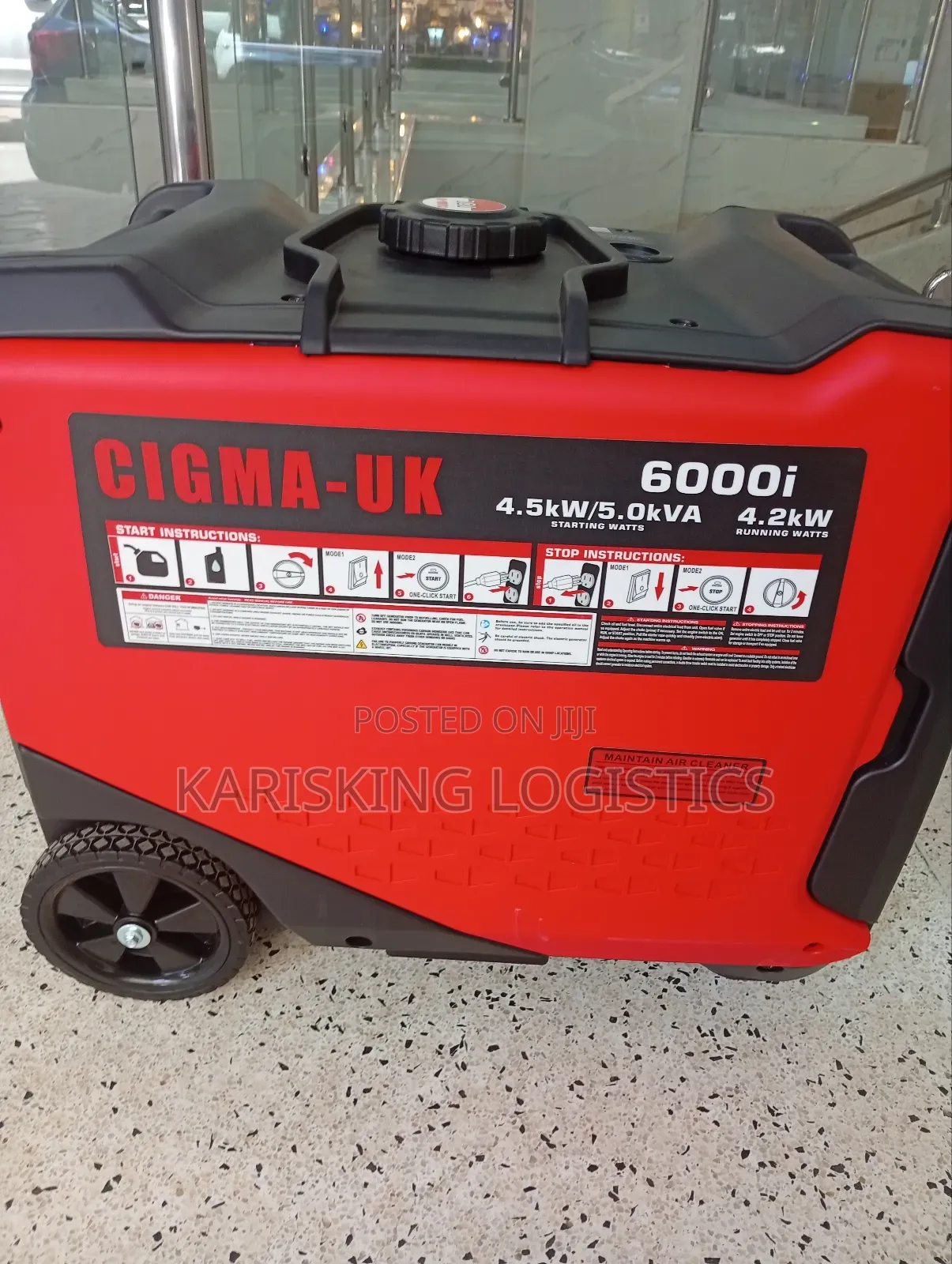 5kw Cigma Silent Gasoline Generator