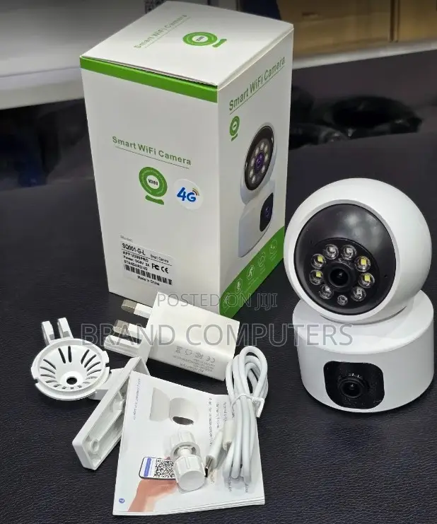 Dual Lens Smart Home Indoor Wireless 4g Sim Card CCTV PTZ Camera