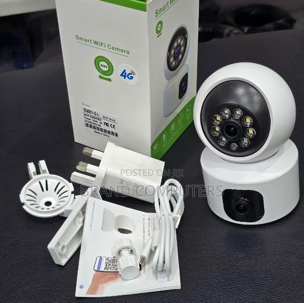 Intelligence Sim Card 4g Camera Indoor Dual Lens Mini Ip Camera