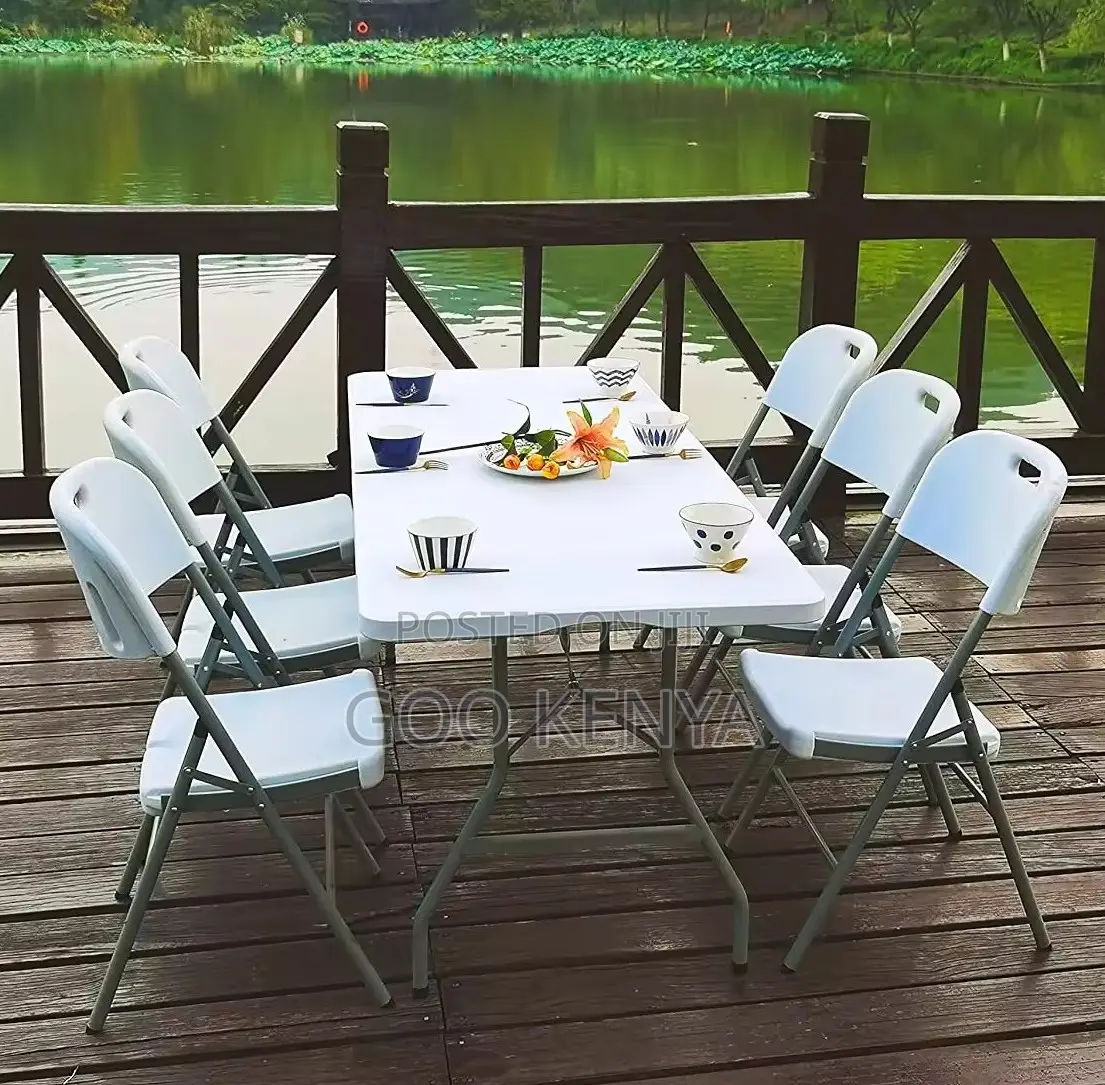 Home Table; Heavy Duty Banquet Outdoor Rectangular Folding Table