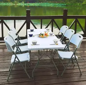 Home Table; Heavy Duty Banquet Outdoor Rectangular Folding Table