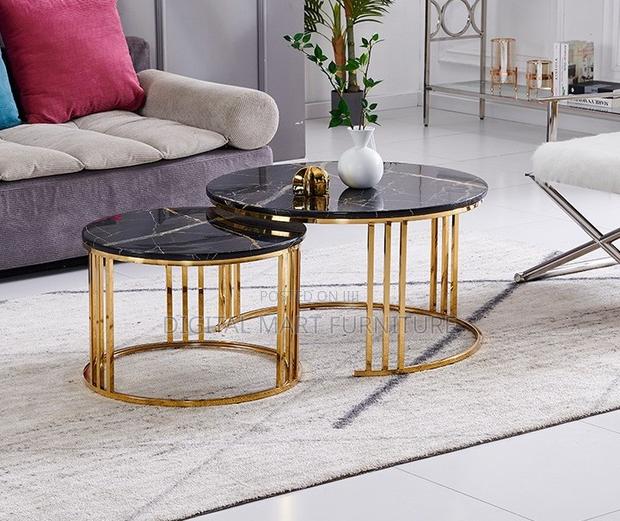 Petite Marble Centre Coffee Table - thumbnail 5