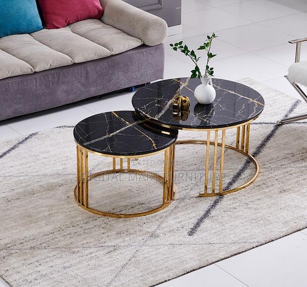 Petite Marble Centre Coffee Table - thumbnail 7
