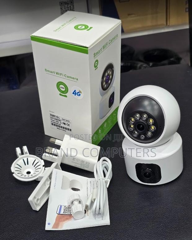 4g Wireless Indoor Smart PTZ Camera With Dual Lenses