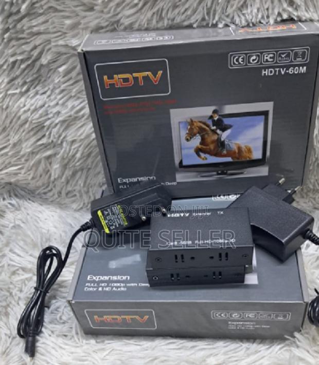 Hdmi Extender (Receiver Sender) Over Single Utp Cat5e/6 Cable
