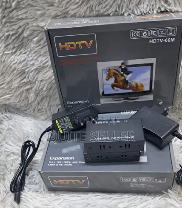 Hdmi Extender (Receiver Sender) Over Single Utp Cat5e/6 Cable