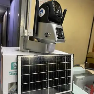 Solar 4g Dual Lens PTZ Night Vision Camera Clear Video, Camera