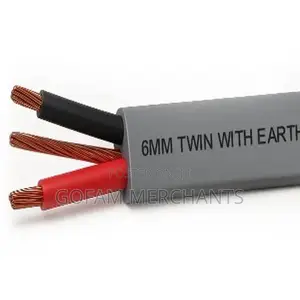 6mm Twin With Earth PVC Cable (Per Meter)