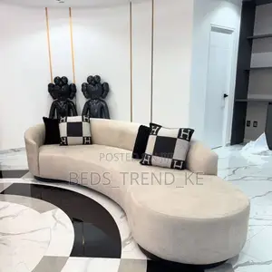Fancy 3 Seater C Shaped Couch