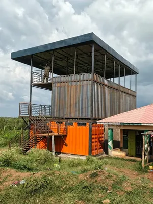 Shipping Containers Bar- 2 Storey Structure.