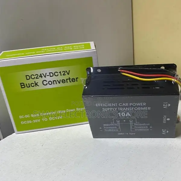 24v to 12v 10a Step Down Dc Dc Converter Voltage Reducer Regulator