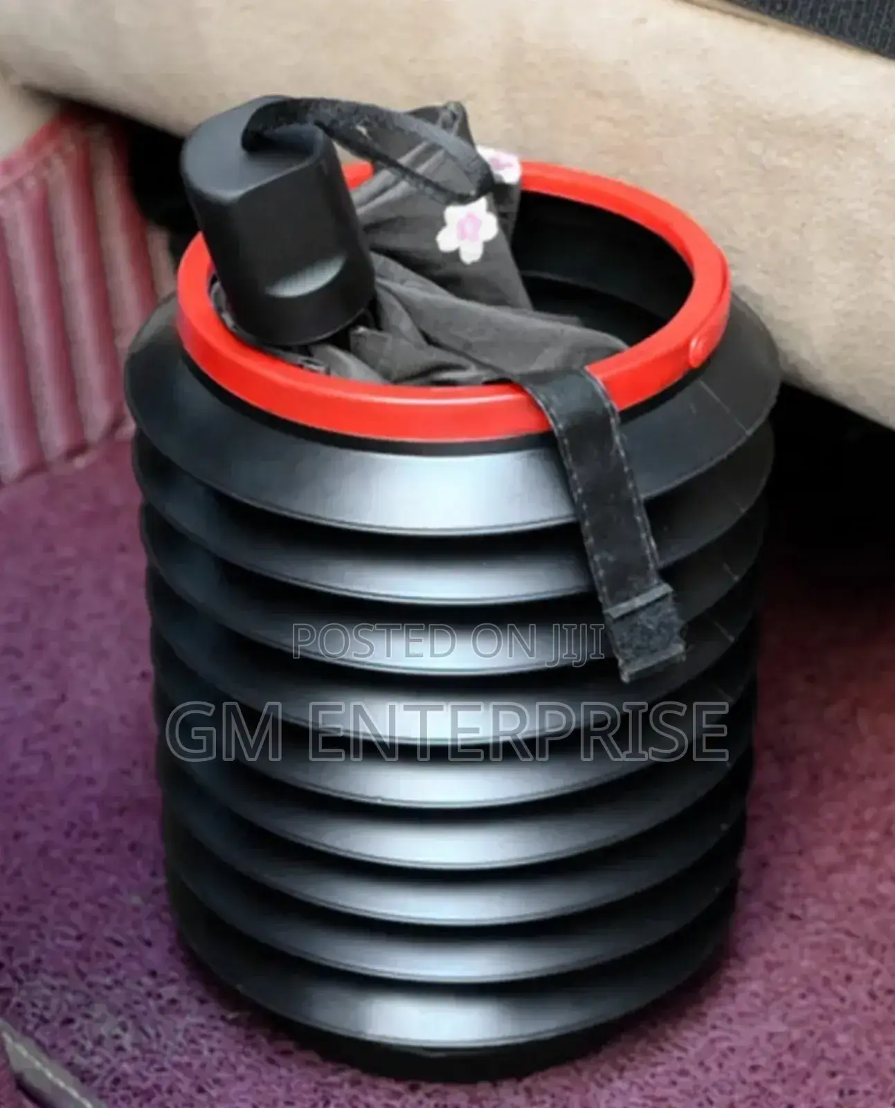 *4l Collapsible Foldable Trash Bin / Car Dust Bin