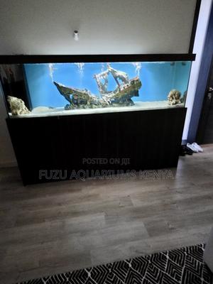 Stress-Relief Starts Here: Complete Aquarium Set + Cabinet - thumbnail 2