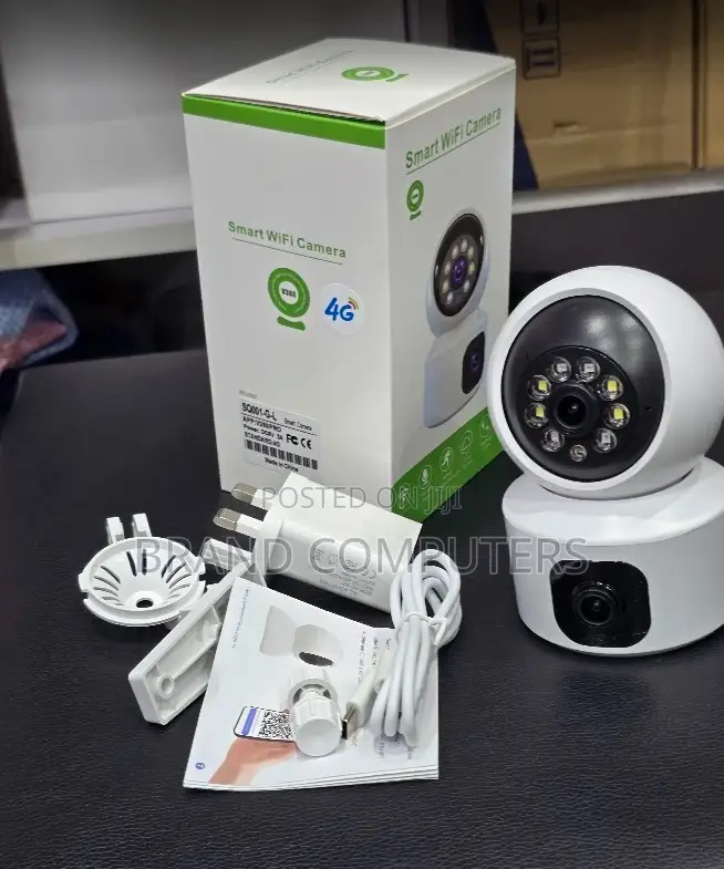 Dual Lens Wireless 4g Simcard PTZ Camera With Full Color