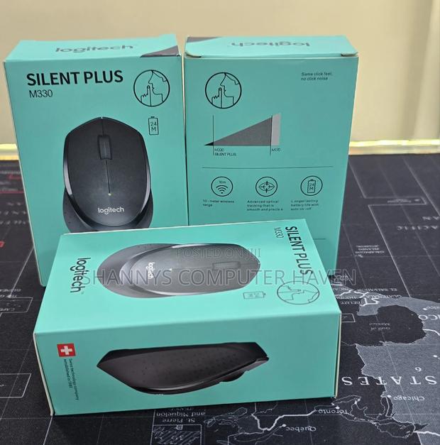 Logitech M330 Silent Plus Wireless Mouse – Ultra-Quiet Smooth - thumbnail 2