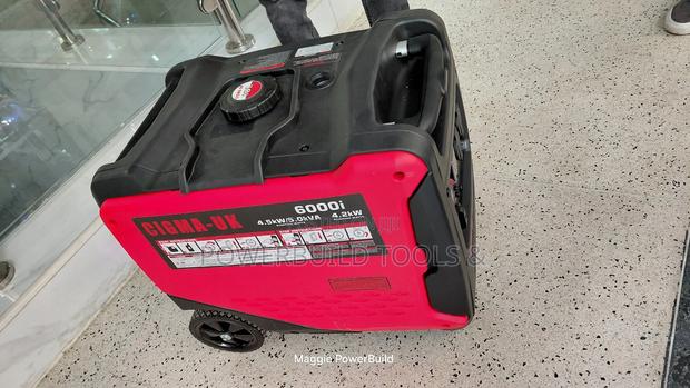 Cigma Uk 6000i Silent Petrol Inverter Generator, Portable