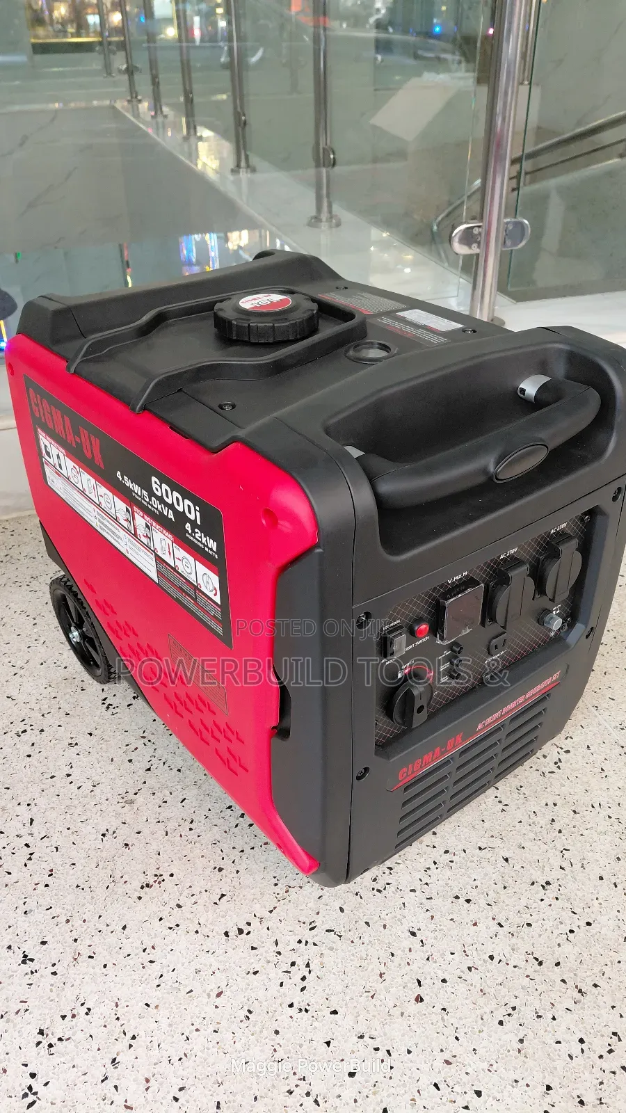 Ac Silent Inverter Generator 6kva K6000i Portable, With Uk Technolgy