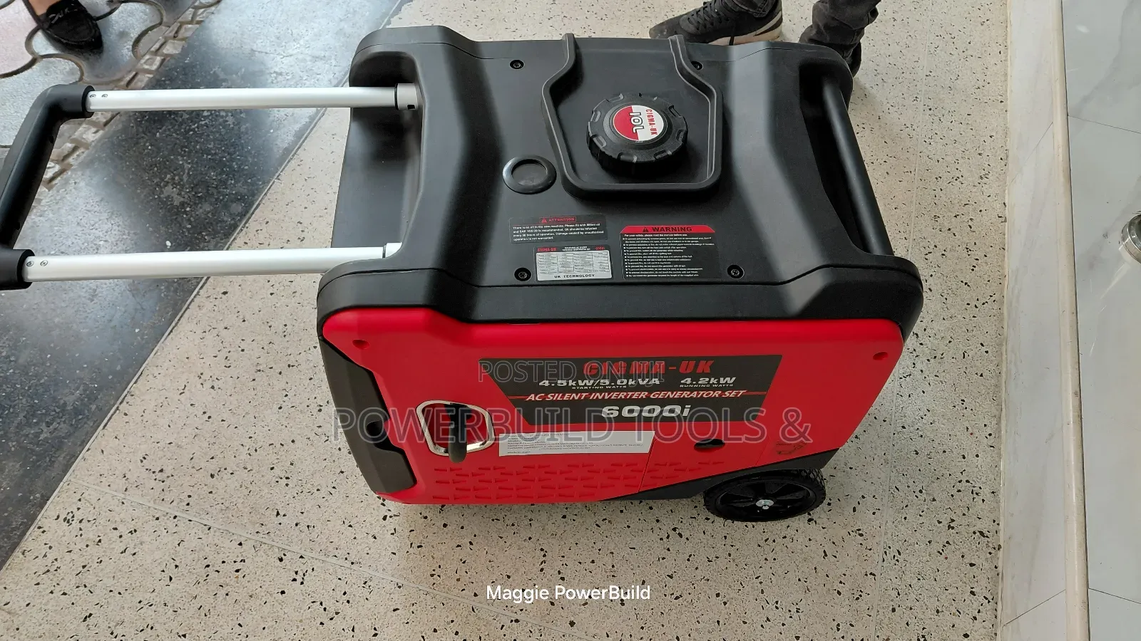 Ac Silent Inverter Generator 6kva K6000i Portable, With Uk Technolgy