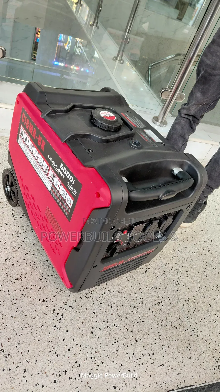 Ac Silent Inverter Generator 6kva K6000i Portable, With Uk Technolgy