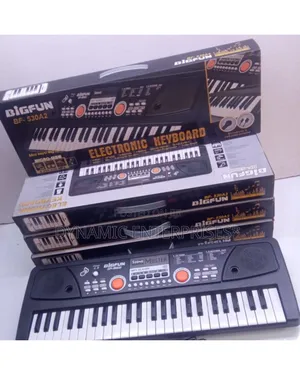49 Keys Piano With Microphone and Charging Cable